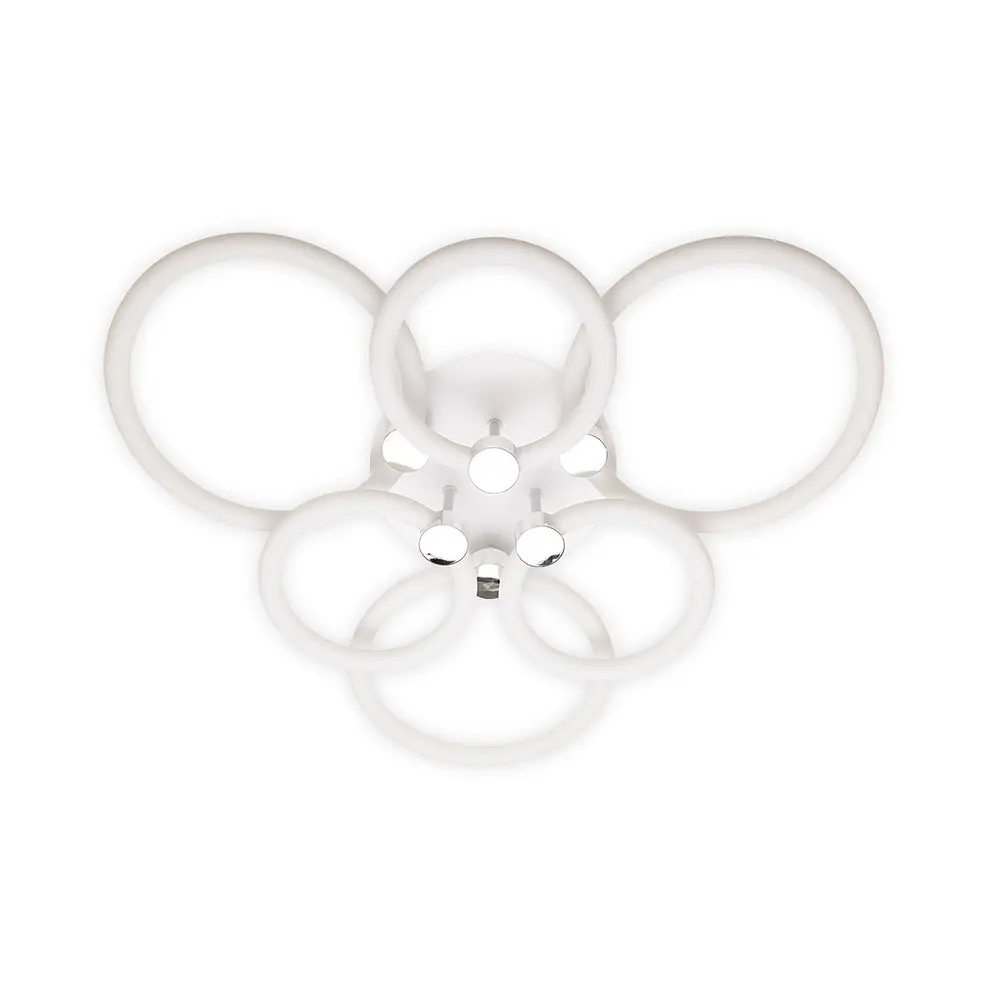 Светодиодная накладная люстра Ardero AL6136ARD FELICITY 115Вт белое серебро - фото 2