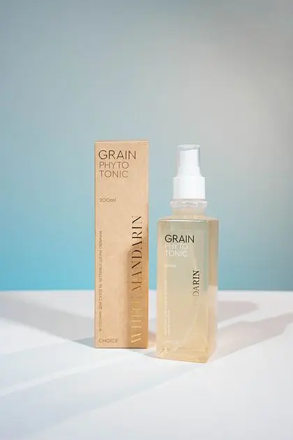 Фітотонік для сухої та чутливої ​​шкіри обличчя Grain 200 мл White Mandarin Choice - фото 2