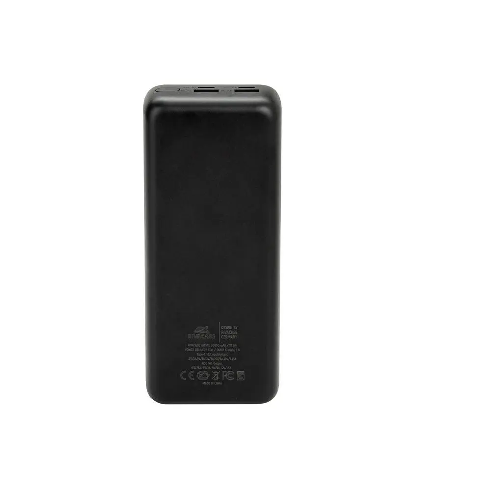 Універсальна мобільна батарея Rivacase Rivapower 30000mAh Black (VA1080) - фото 3