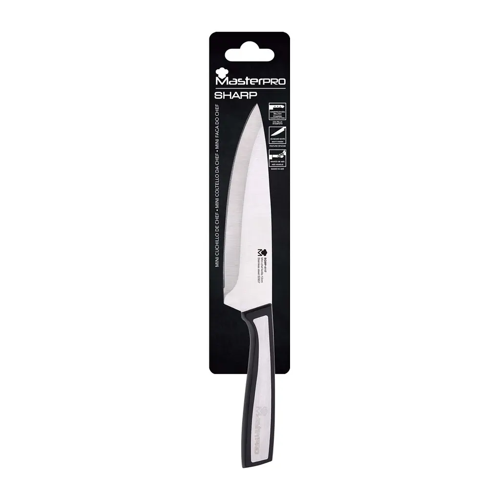 Ніж міні шеф MasterPro Sharp 12 см (BGMP-4117) - фото 6