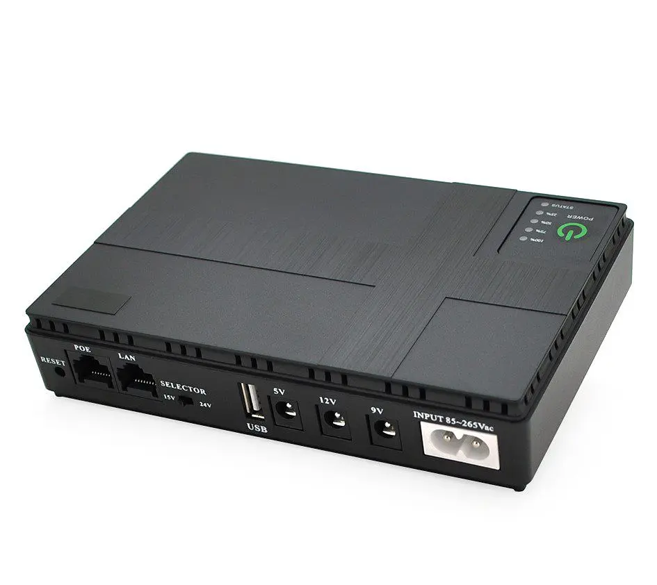 UPS ДБЖ безперебійне живлення для роутера/терміналу ONU POE Voltronic 18W 5V/9V/12V 1A 8800mAh - фото 3