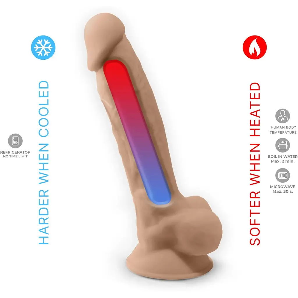 Фалоімітатор з вібрацією SilexD Vetus Vibro Flesh - фото 5