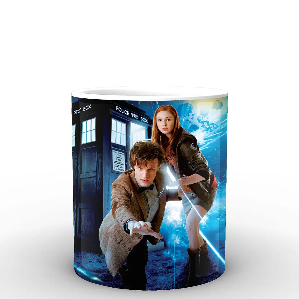 Кухоль GeekLand Doctor Who Doctor Who та TARDIS DW.02.053 330 мл білий - фото 2