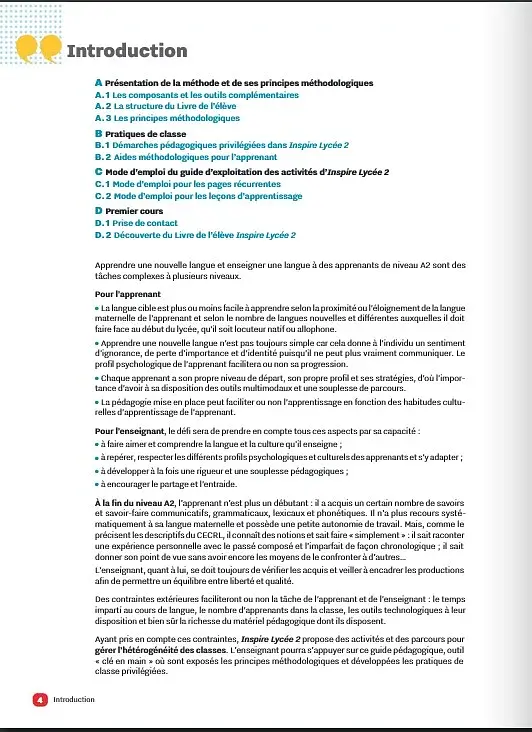 Inspire Lycee. Niveau A2. Guide pedagogique - фото 3