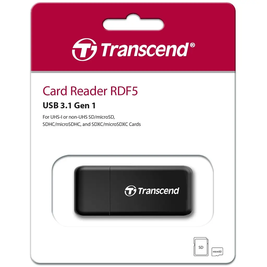 Считыватель флеш-карт Transcend TS-RDF5K - фото 4