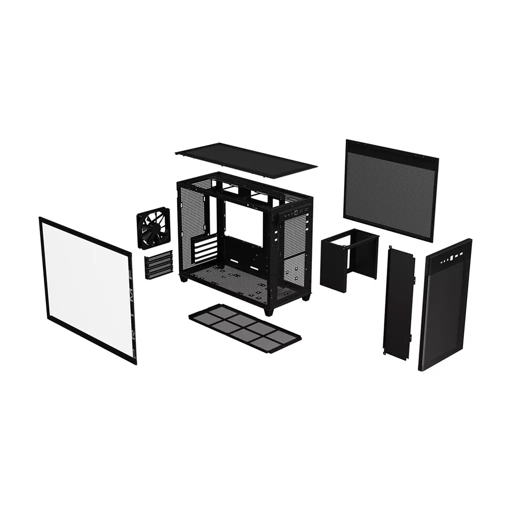 Корпус для ПК ASUS Prime AP201 Tempered Glass Black (90DC00G0-B39010) - фото 2