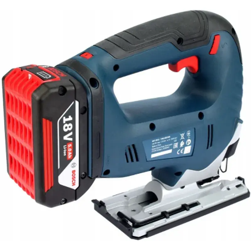 Електролобзик Bosch GST 185-LI, 18В, 4Аг, 0-3500 об/хв, хід 26мм, кейс (0.601.5B3.023) - фото 5