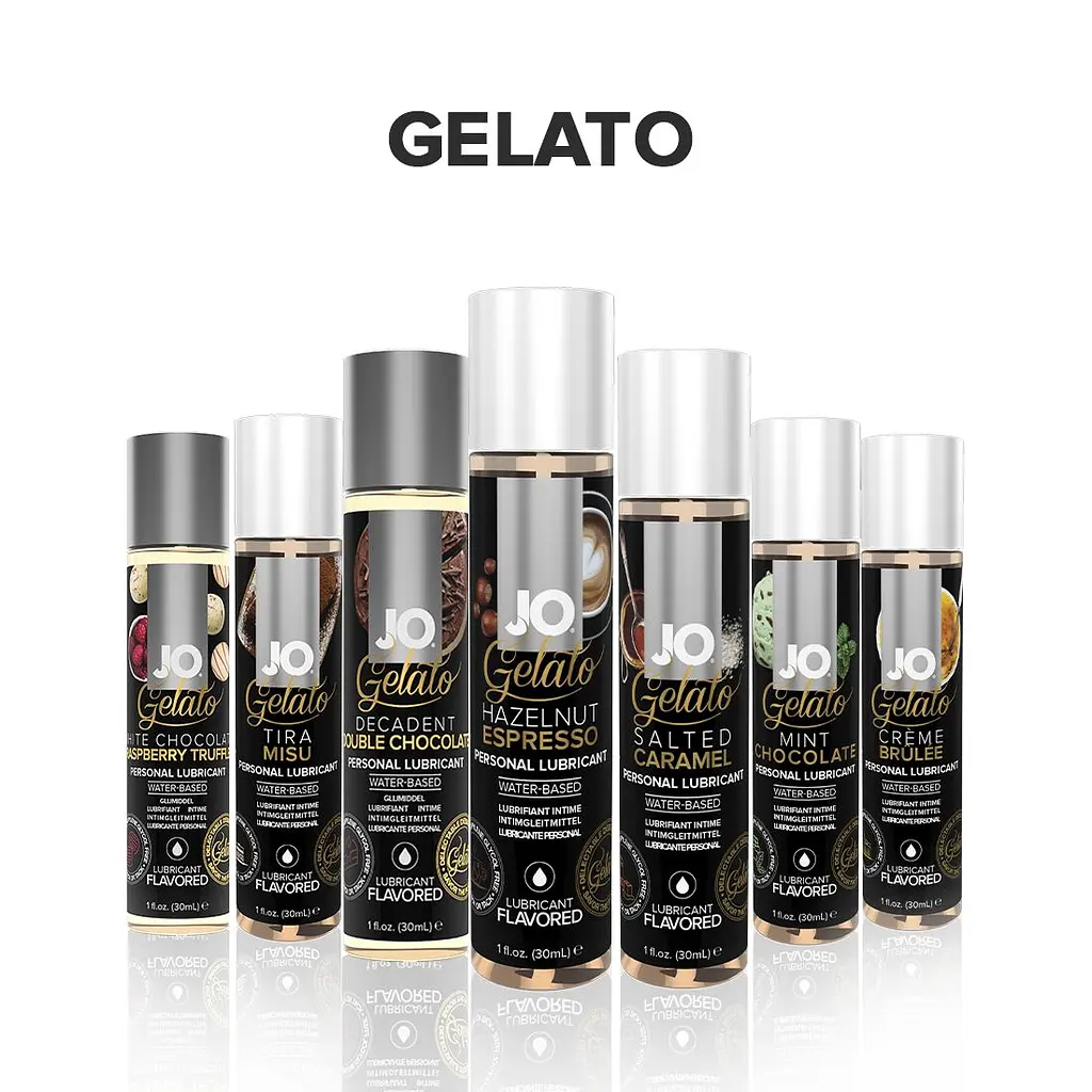 Змазка на водній основі JO GELATO Hazelnut Espresso (120 мл) без цукру, парабенів та пропіленгліколю - фото 5