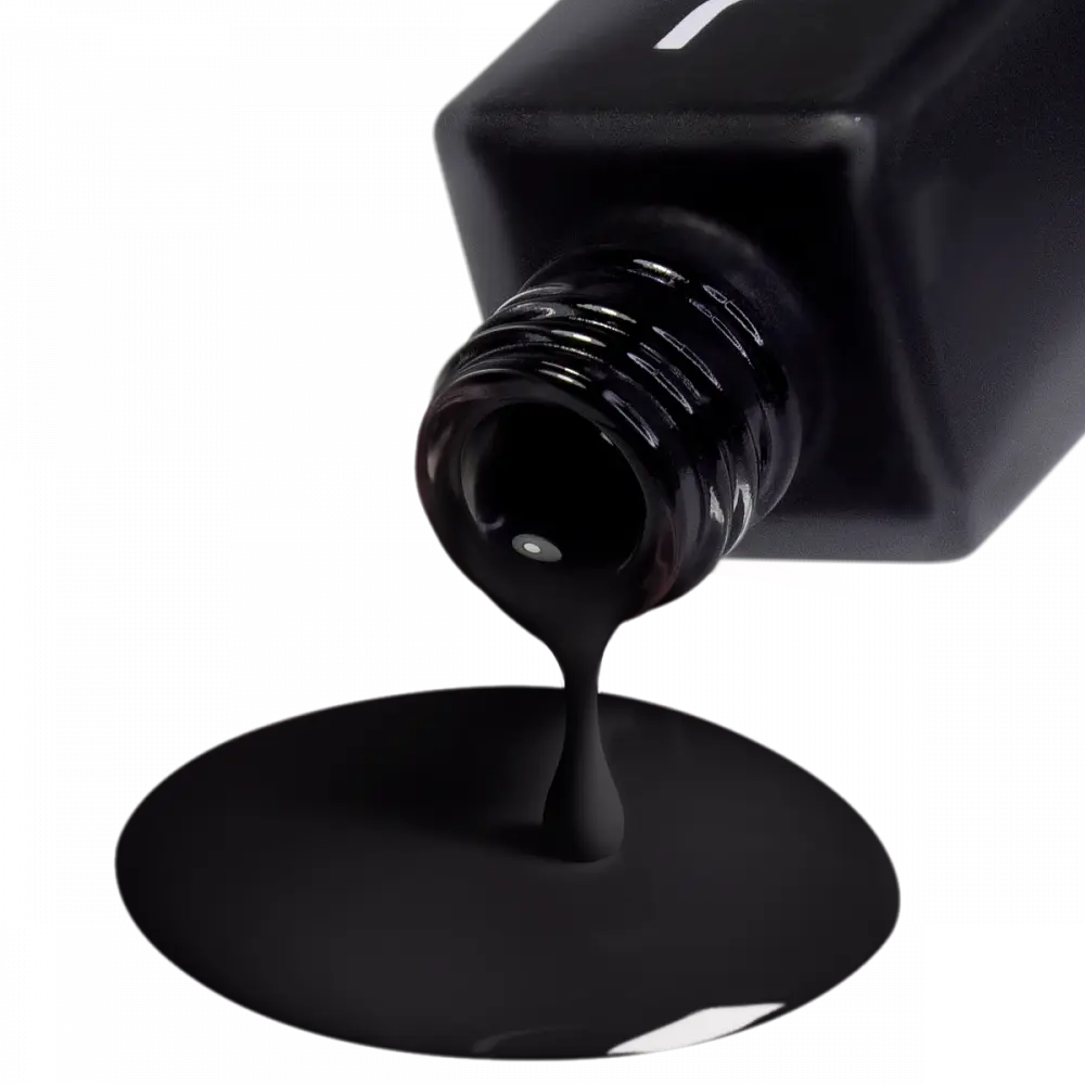 Лак для нігтів Nail care polish 4in1 10 Perfect black JOIA vegan 8 мл - фото 4