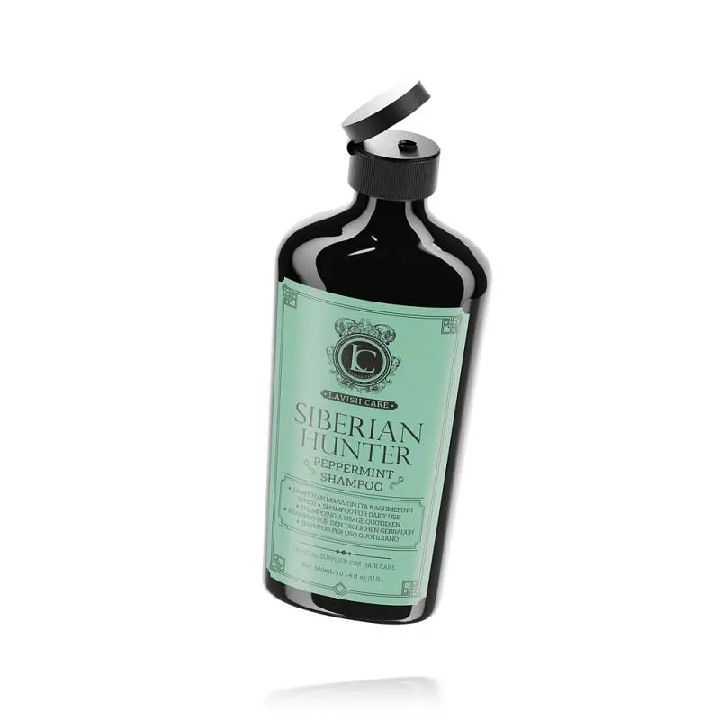 Шампунь LAVISH CARE SIBERIAN HUNTER  Peppermint Shampoo щоденного використання з ароматом м'яти, 300 мл - фото 2