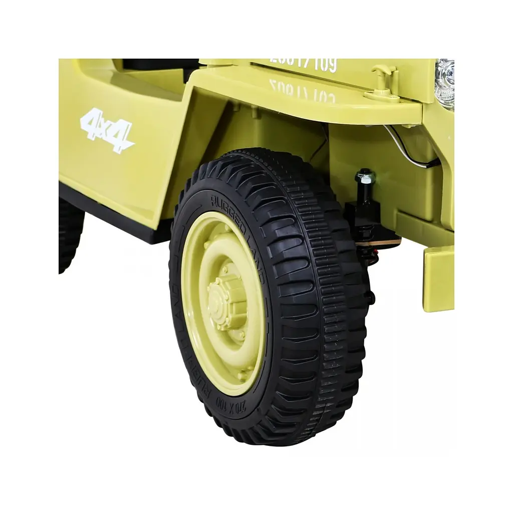 Електроавтомобіль Ramiz Retro military 12 ст, бежевий (PA.JH-103.BEZ) - фото 14