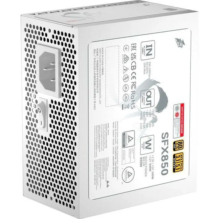 Блок живлення 1stPlayer PS-850SFX White (SFX-GLD-850-WH-EU) [147685] - фото 7