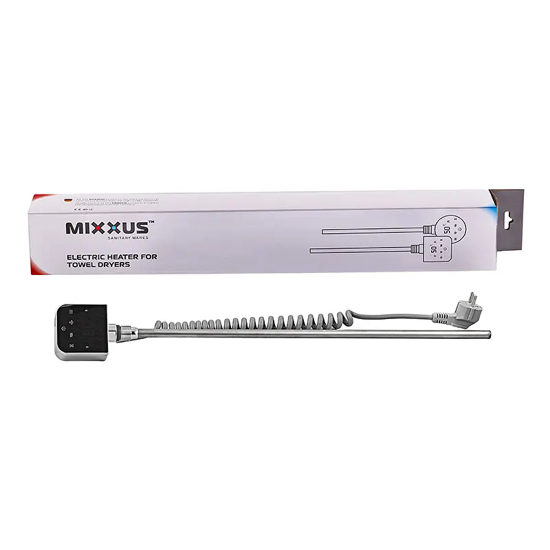 Тен електричний Mixxus TEH-0206 для сушарок рушників 600W chrome MI6635 - фото 6