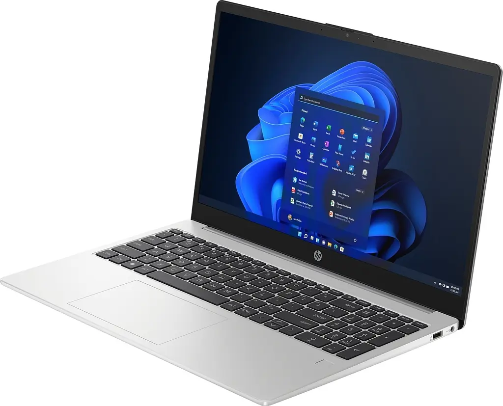 Ноутбук HP 250-G10 15.6' FHD IPS AG, Intel i3-1315U, 8GB, F256GB, UMA, DOS, серый (8D4L3ES) - фото 2