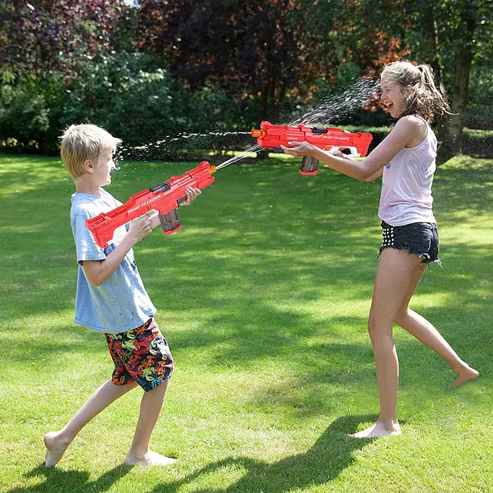 Водяний пістолет дитячий Combat Water Gun / Акумуляторний водяний бластер з автоматичним набором води - фото 4