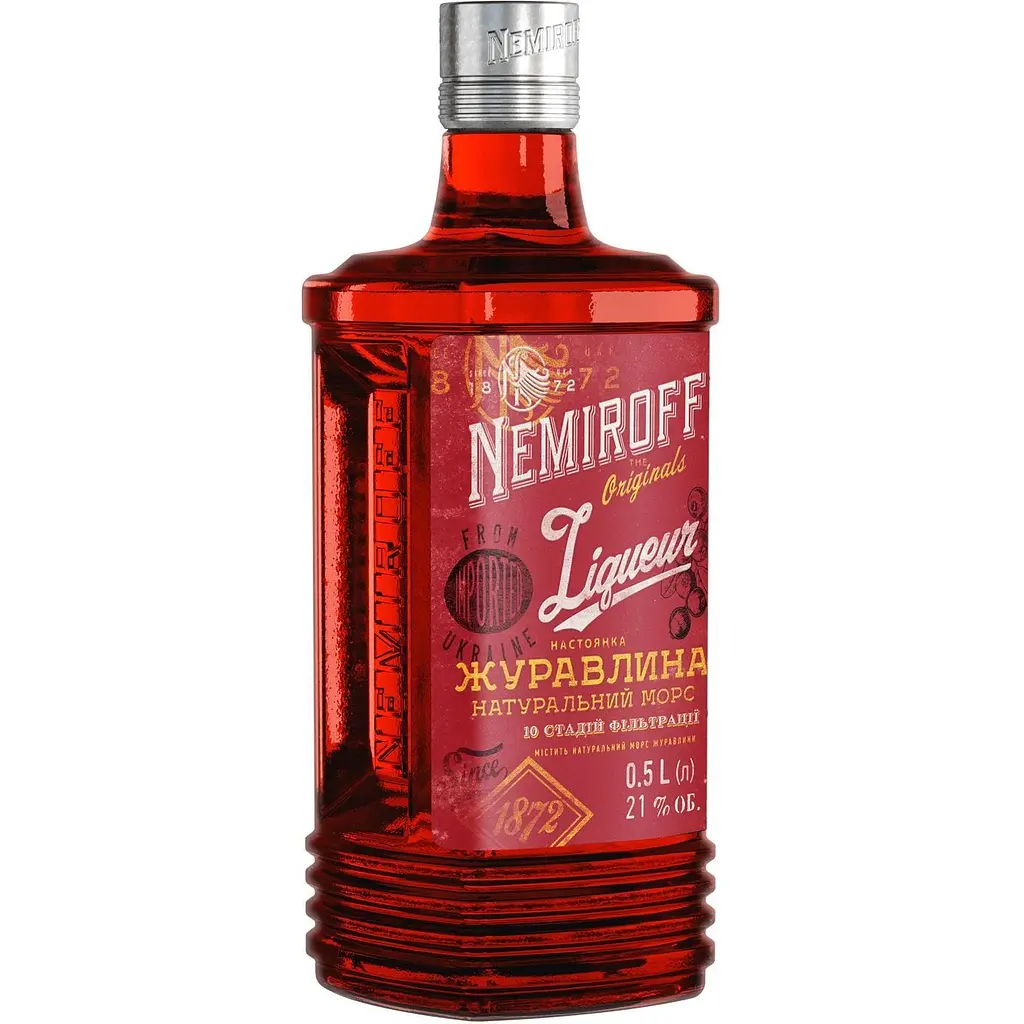 Настоянка Nemiroff Originals Журавлина 21% 0.5 л - фото 3
