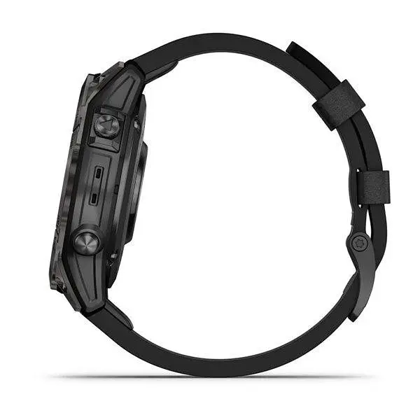 Смарт-часы Garmin Epix Pro 2 Sapphire 47 mm Carbon G. DLC Tit. with B. Leather Band (010-02803-30) - фото 5