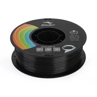 Пластик для 3D-принтера Creality PLA+ 1кг, 1.75мм, black (3301010306) - фото 2