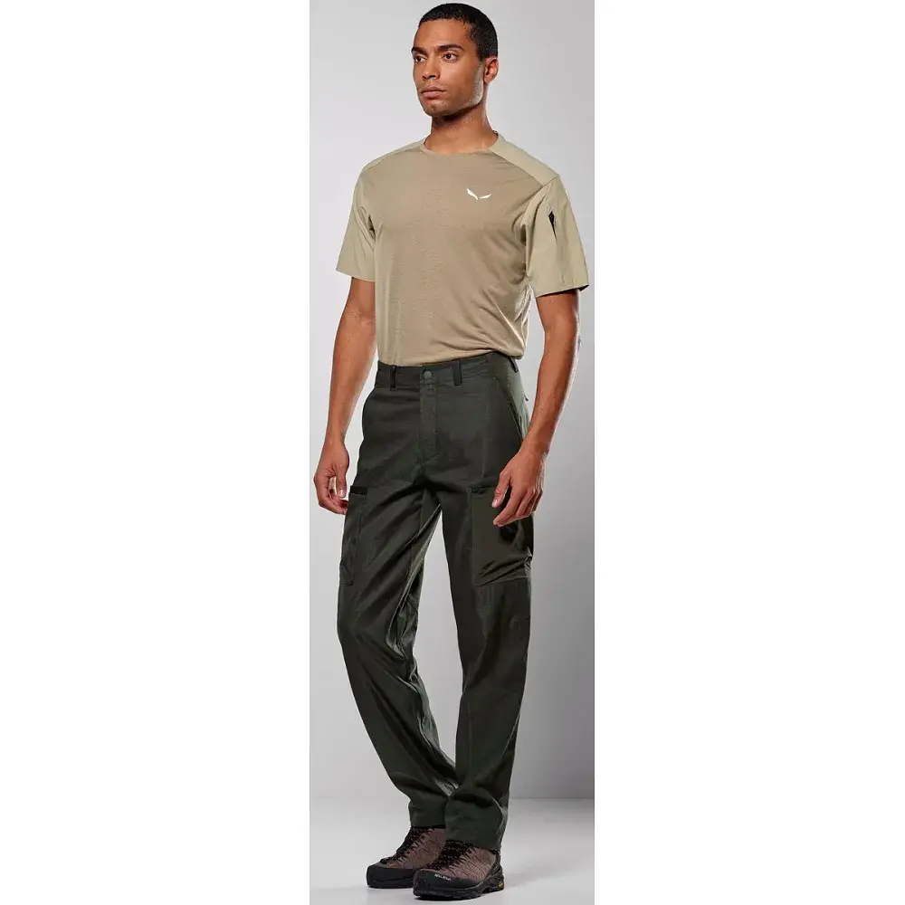 Брюки Salewa Puez Hemp Durastretch Pant Men 50/L Olive - фото 4