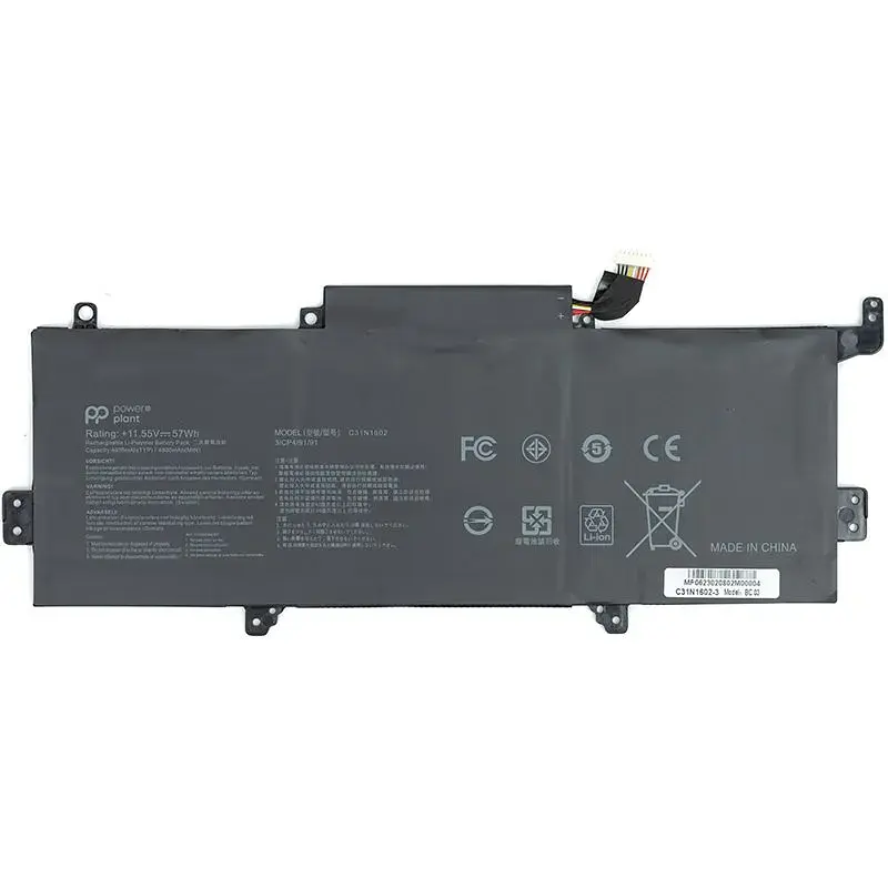 Акумулятор PowerPlant для ноутбуків ASUS Zenbook UX330UA (C31N1602) 11.55V 4935mAh (NB431489) - фото 2