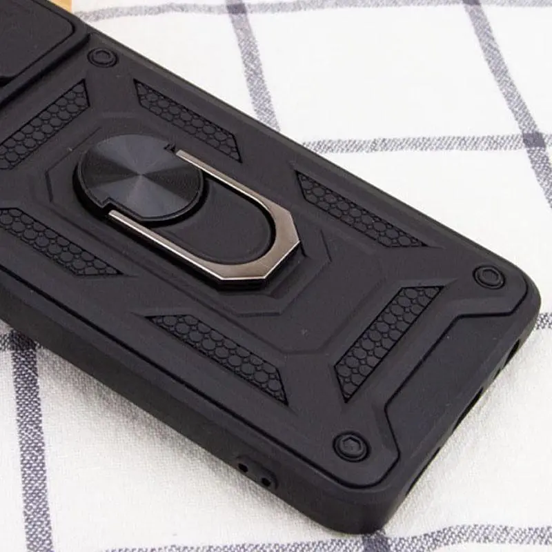 Чохол Ummi Camshield Serge Ring для Xiaomi Redmi Note 13 Pro 4G / 14s / Poco M6 Pro 4G Чорний / Black - фото 8