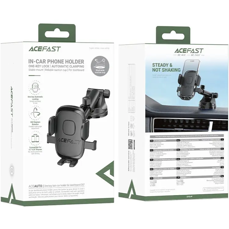 Автомобильное крепление для смартфона D57 one-key lock Acefast - фото 2