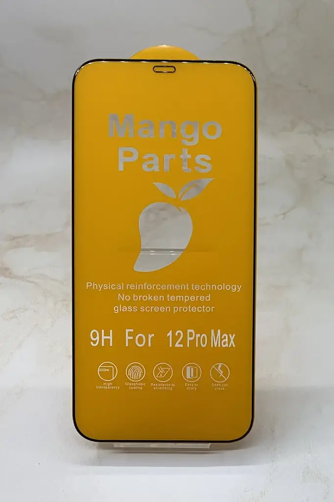 Захисне скло Mango 9D Full Cover Tempered Glass для Apple iPhone 12 Pro Max (Black) [57114] - фото 2