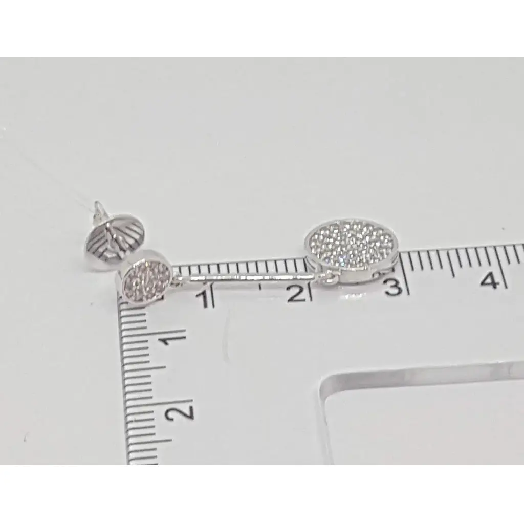 Серебряные пуссеты Dear с фианитами. 3366.1 - фото 4