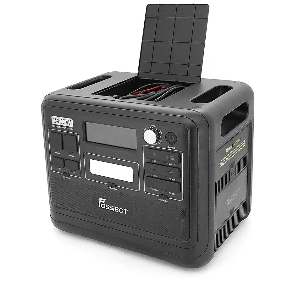 Портативна зарядна станція FOSSiBOT F-2400 2400 W 2048 Wh LiFePO4, MPPT 500W max, XT60-12V/25А