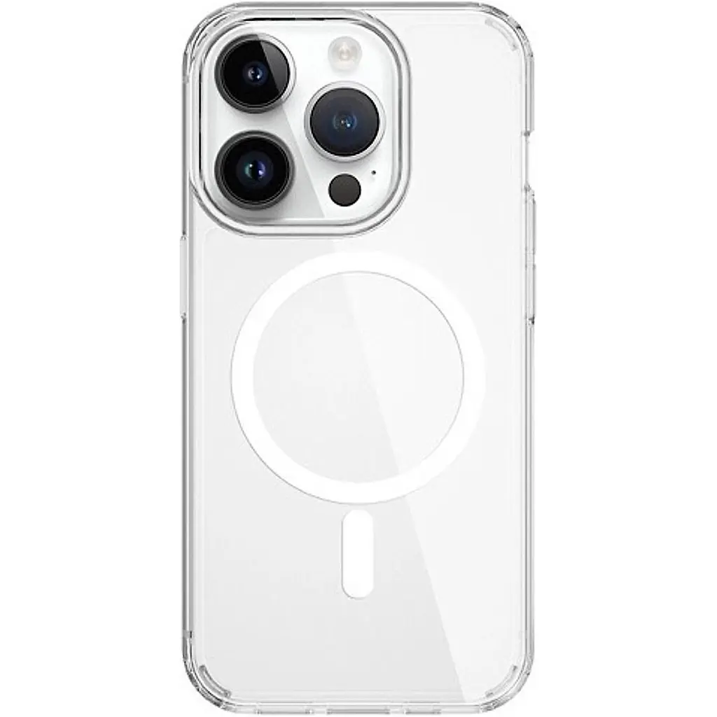 Чохол WiWU Magnetic Crystal Case для Apple iPhone 15 Pro Transparent [96962] - фото 2