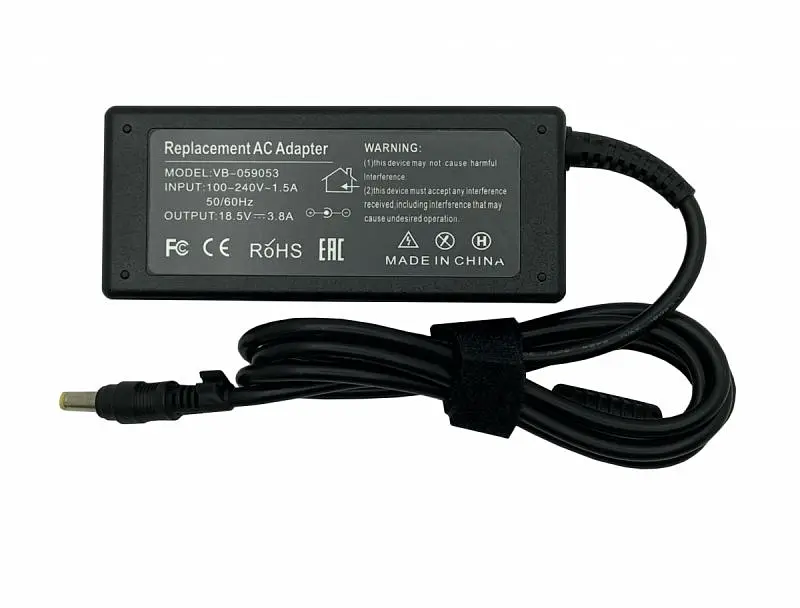 Блок живлення для ноутбука HP 70W 18.5V 3.8A 4.8x1.7mm H701854817 Replacement - фото 2