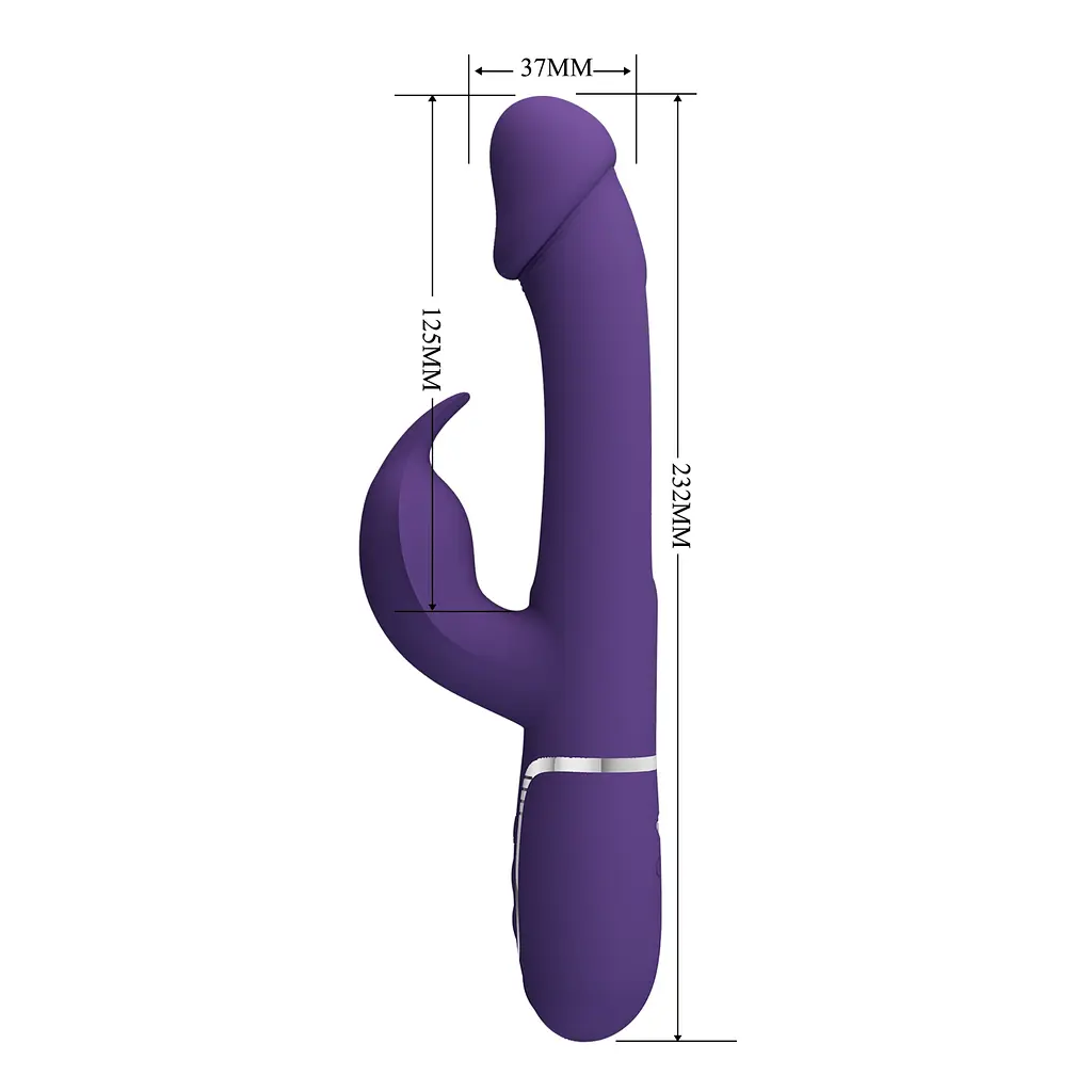 Вібратор PRETTY LOVE Kampas dark Purple PRETTY LOVE BW-500025-2 101623 - фото 6