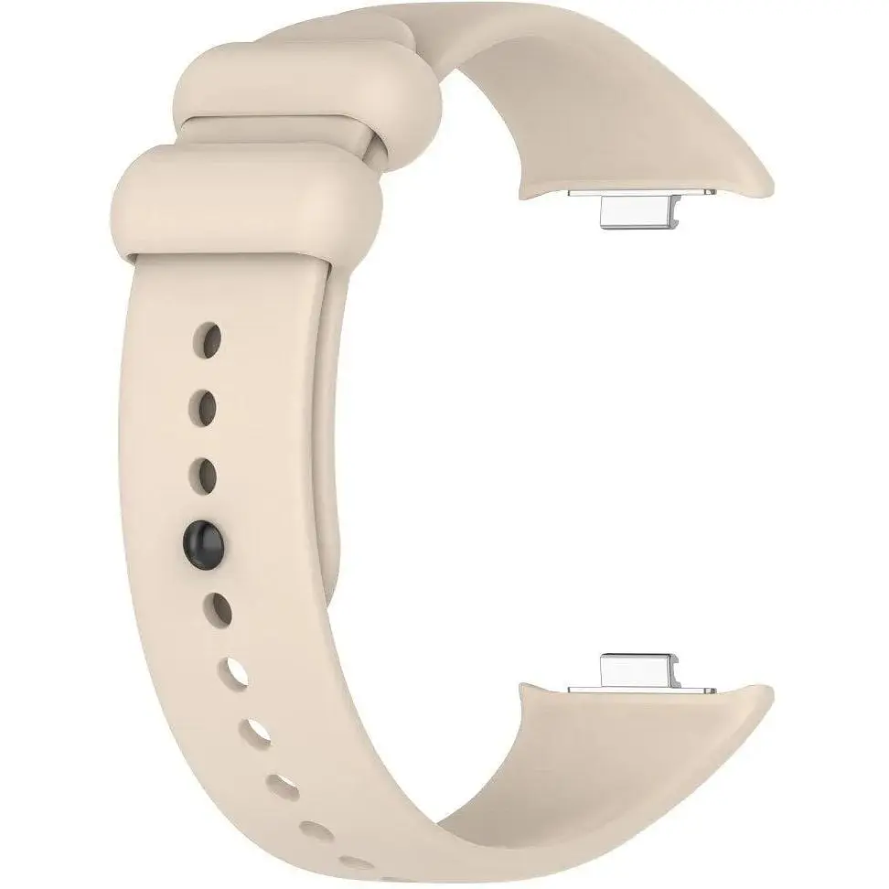 Силиконовый ремешок BeCover для Xiaomi Mi Smart Band 8 Pro Beige (710209) - фото 2