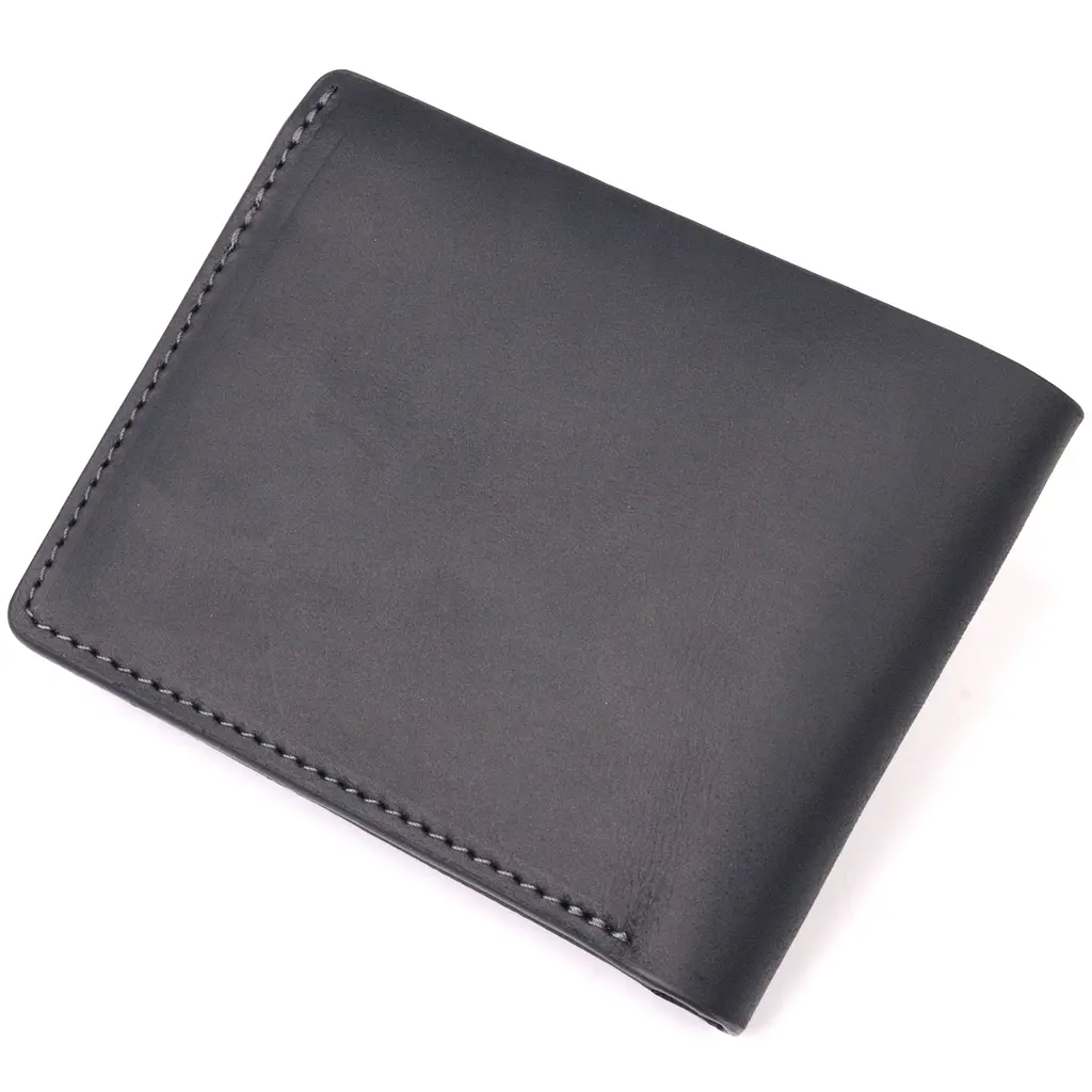 Мужской кожаный кошелек Grande Pelle 11.5х9х1 см acs0024005 - фото 2