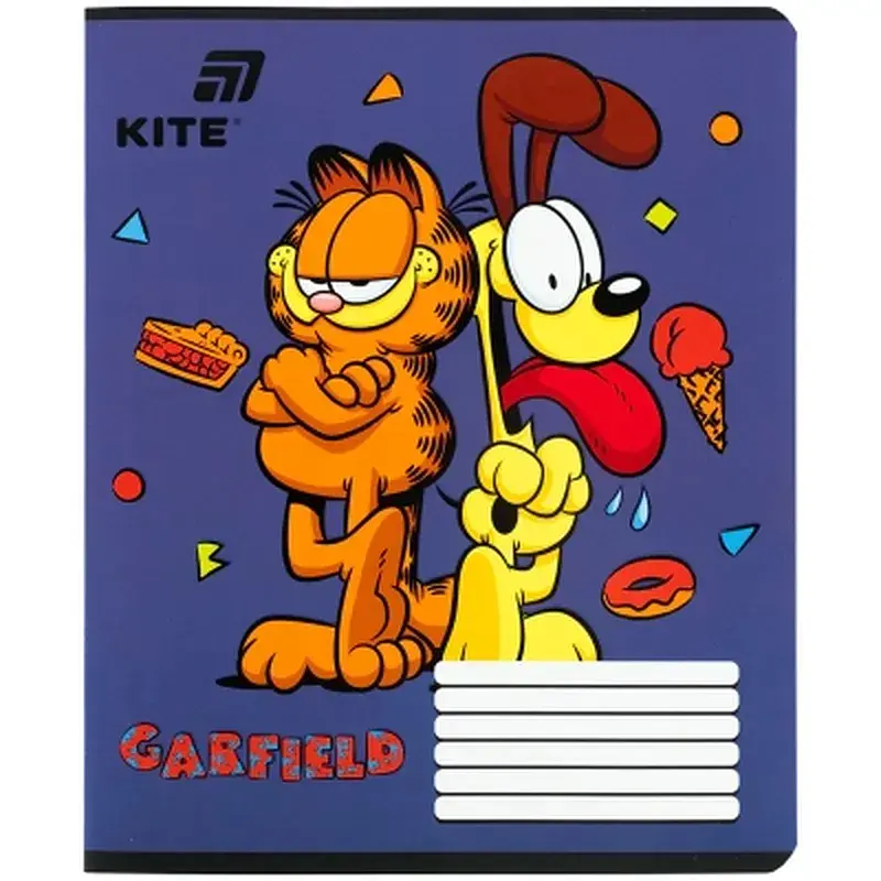 Зошит Kite Garfield, 12 аркушів, лінія (GF26-234) - фото 11