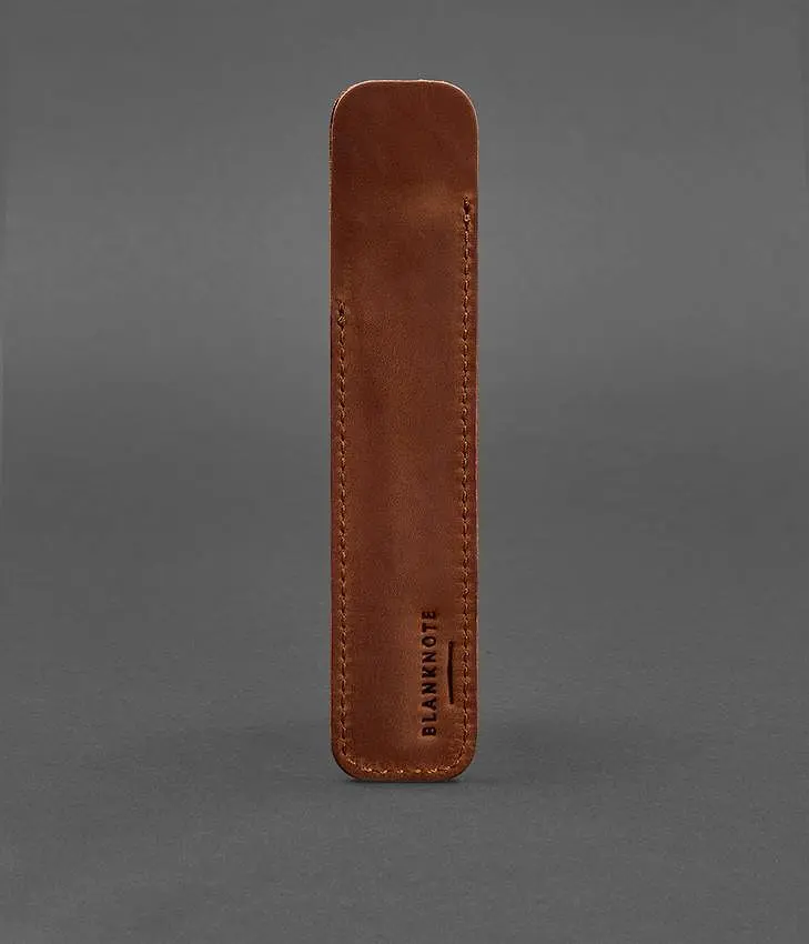 Шкіряний чохол для ручок 2.0 світло-коричневий Crazy Horse - фото 2