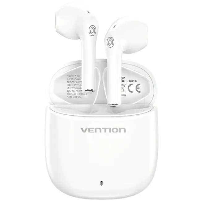 Навушники TWS Vention Elf Earbuds E02 White - фото 4