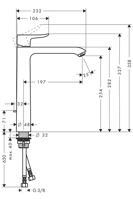Змішувач для умивальника Hansgrohe Metris EcoSmart 31082000 Хром - фото 2