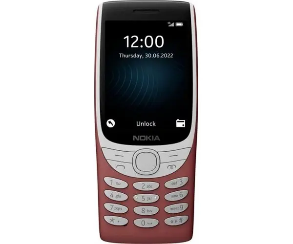 Телефон Nokia 8210 2 сім-карти підтримка 4G червоний (6438409078209) - фото 3