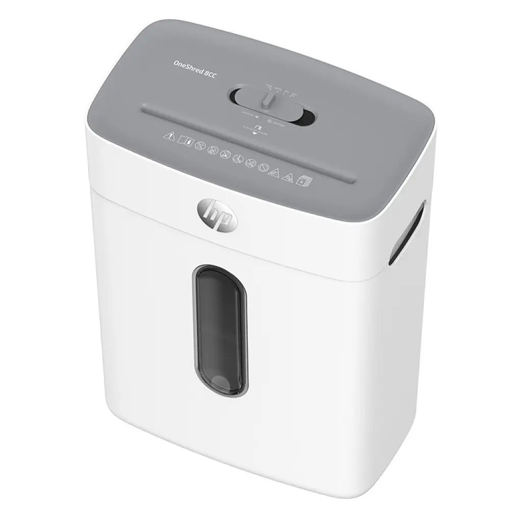 Знищувач документів HP OneShred 8CC, A4, 80g х 8 листів, 5*18, 15 л., P-4 - фото 3