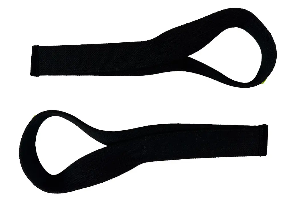 Лямки атлетичні EasyFit Delta Long для тягової тяги чорні (EF-0050) - фото 2