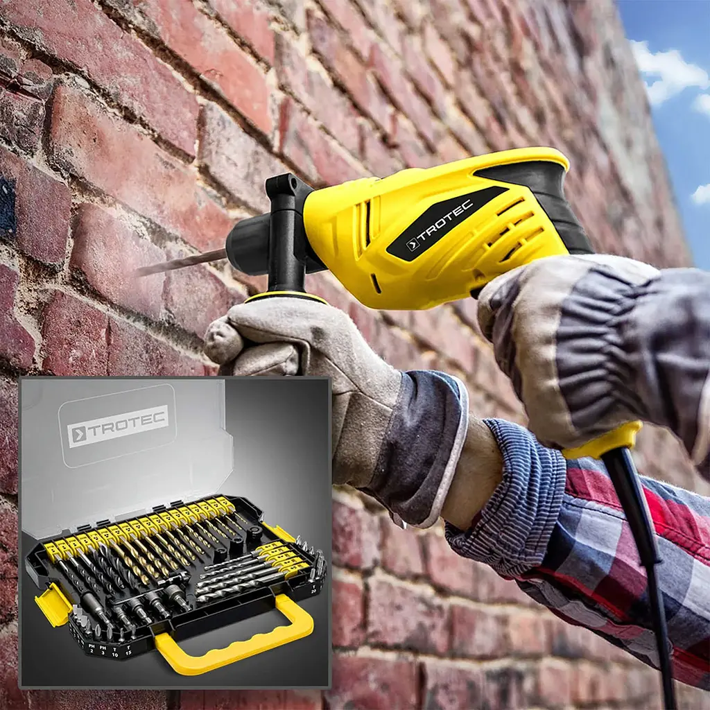 Набір біт і свердел Trotec 49 pieces Hexagon Shank Drill and Bit Set (6200001160) - фото 23