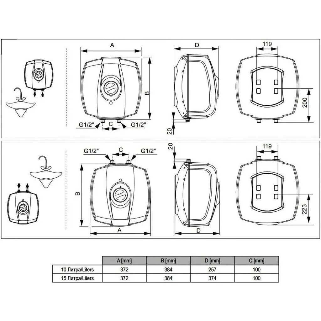 Бойлер Tesy SimpatEco M54 GCU 1515 M54 RC (305924) [125737] - фото 5