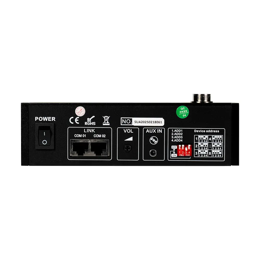 Мікрофон виносний пейджинговий CMX PA-4500RM, 4 зони (16-00022) - фото 5