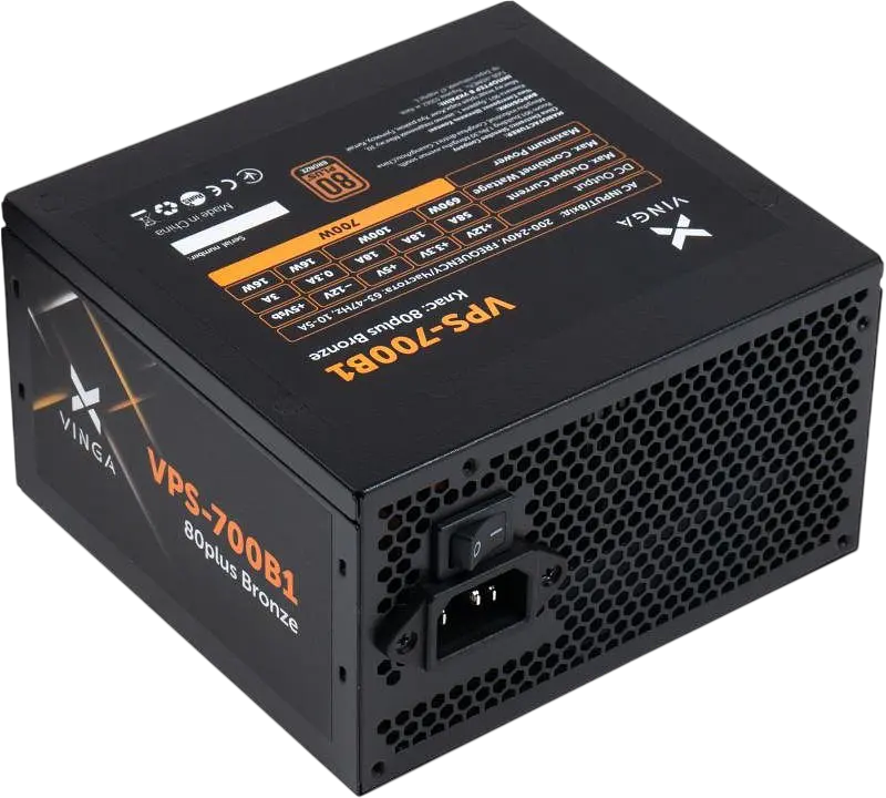 Блок живлення Vinga VPS B1 700W 80+ (VPS-700B1) - фото 3