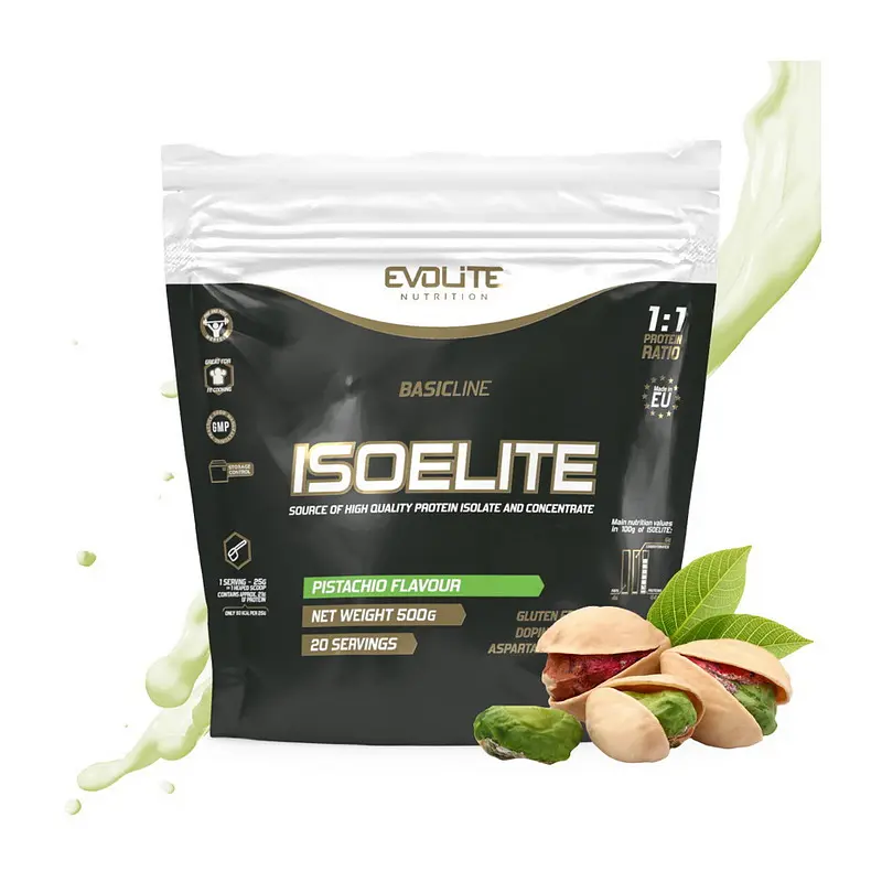 Протеїн Evolite Nutrition Iso Elite Фісташка 500 г - фото 2