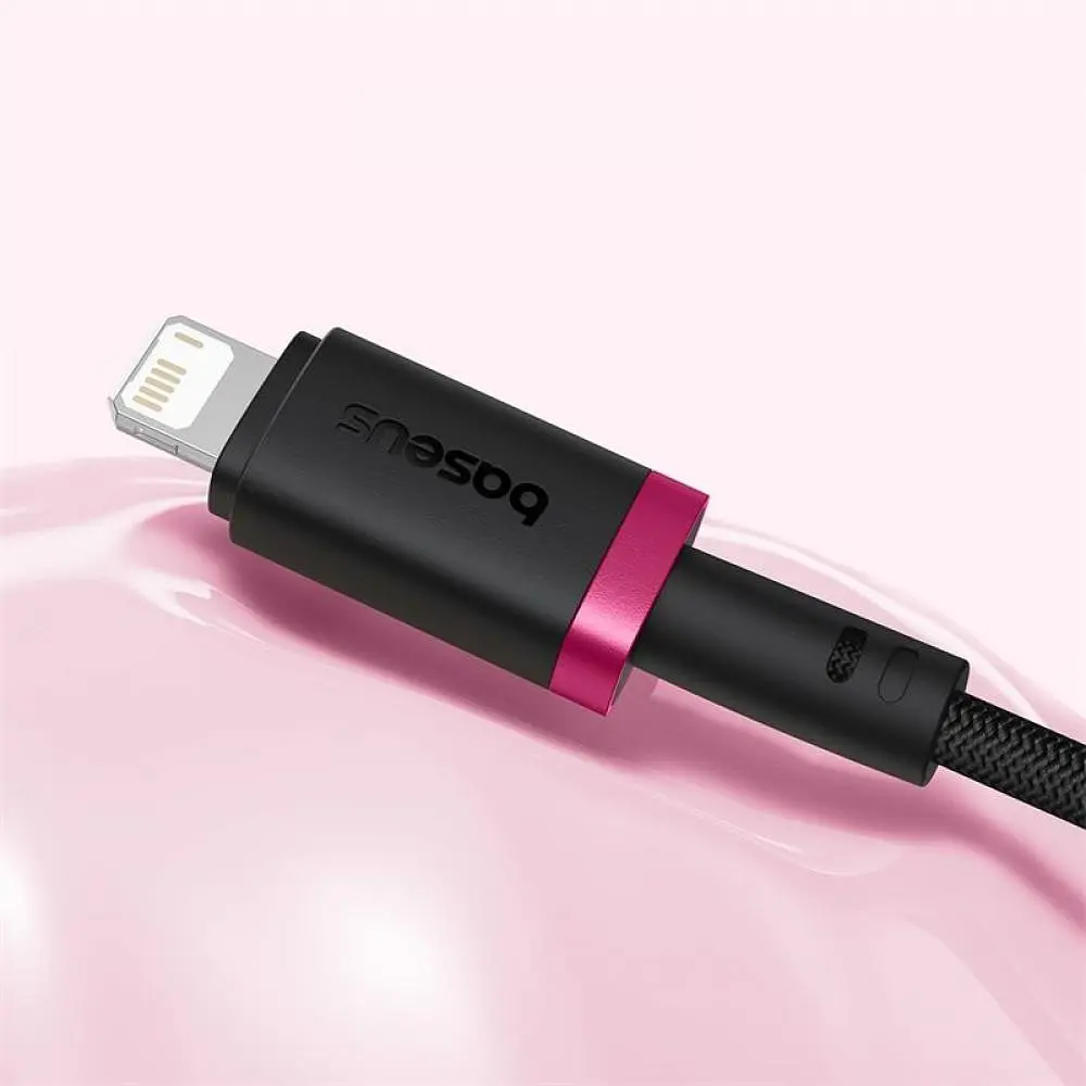 Кабель Baseus Dura Series Fast Charging Lightning 2.4A (1m) red/black (P10377801U01-01) - фото 4
