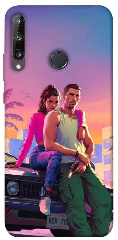 TPU чохол Demsky GTA VI Heroes для Huawei P40 Lite E / Y7p (2020)