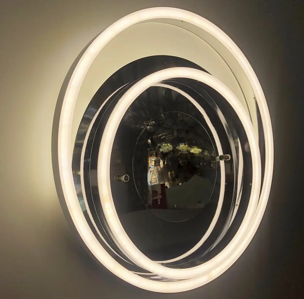 Світлодіодна люстра з 3D ефектом Line.F A 55011/2S+LED 3D CR - фото 3