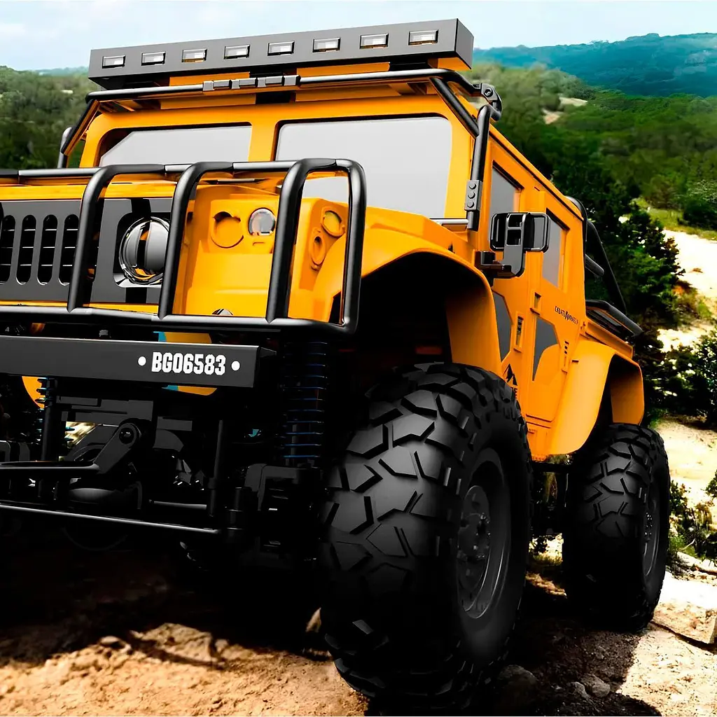 Машинка на радіокеруванні JJRC Hummer H1 1:12 4WD Off-Road Vehicle Orange [142539] - фото 2